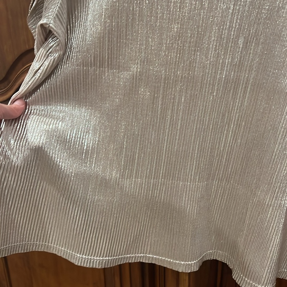 Ripley Rader RARE metallic silver top - Picture 4 of 6